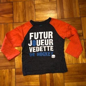 Tag Orange and Gray Long Sleeve Tee Future Star